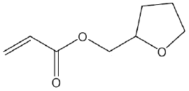 図1　テトラヒドロフルフリルアクリレート構造式