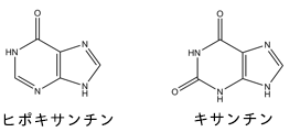 キサンチン、ヘポキサン